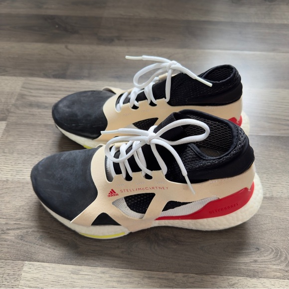 Adidas by Stella McCartney Shoes - Adidas x Stella McCartney Black, Cream & Red Ultraboost 21